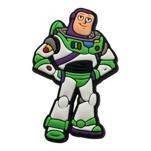 6/$20 Disney Buzz Lightyear Shoe Charms Crocs Rubber Shoe Jewelry Toy Story New